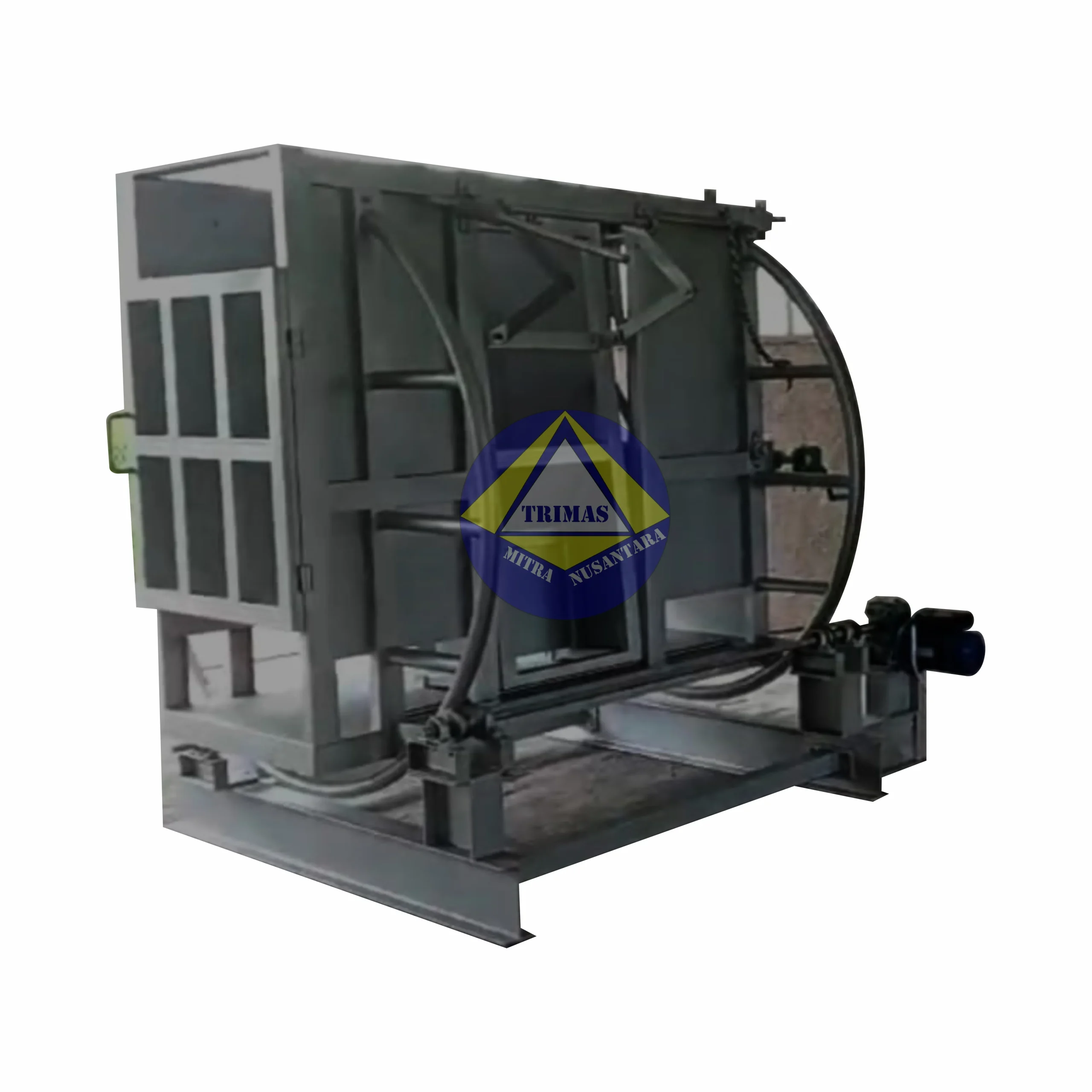 Mesin Perebah Sapi System Rotary