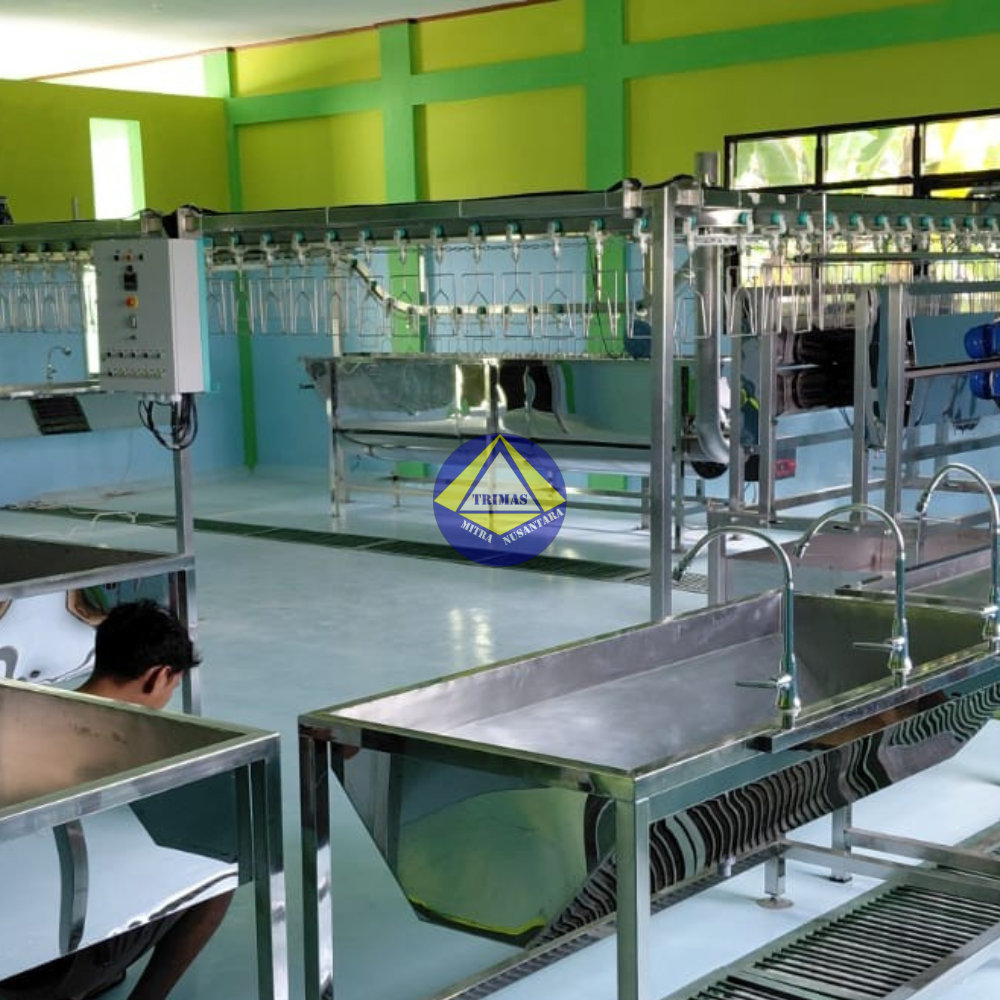 Railing Conveyor Set Rumah Potong Ayam 500 ekor/jam - Image 6