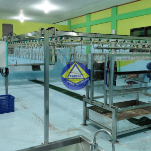 Railing Conveyor Set Rumah Potong Ayam 500 ekor/jam